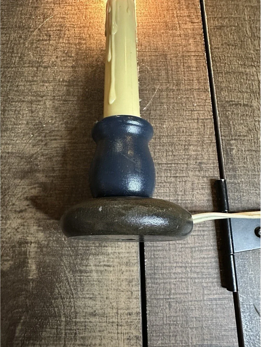 Vintage Electric Candle Lamp with Plug